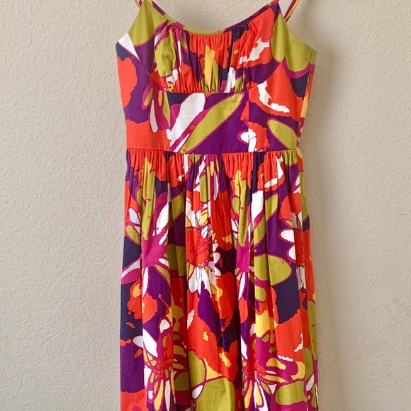 Trina Turk Multi Color Dress Sz-0 - Picture 2 of 7